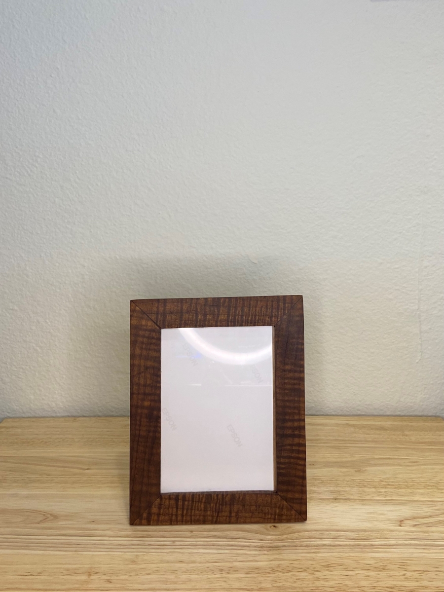 Handcrafted Hardwood Picture Frames Roasted Curly Maple