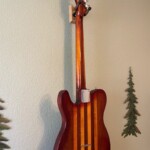 Rear of custom guitar angled rear of custom guitar